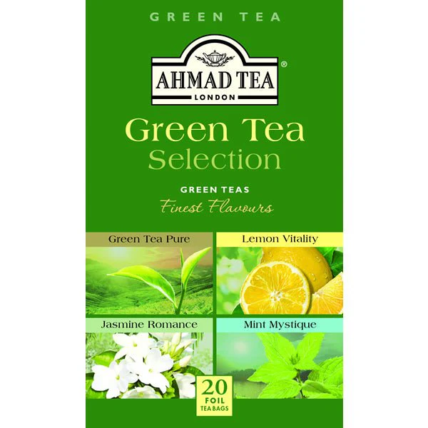 Ahmad Green Tea Selection | 20 Tea Bag Sachets