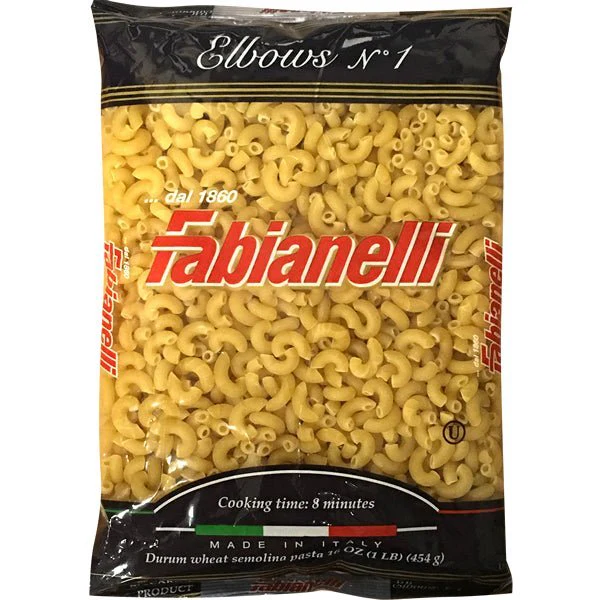 Fabianelli Elbows Pasta (Macaroni) - 16 oz