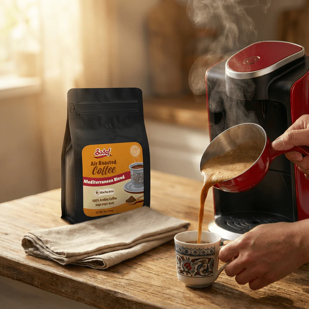 Air Roasted Coffee | Mediterranean Blend Ultra Fine Grind - Image 6