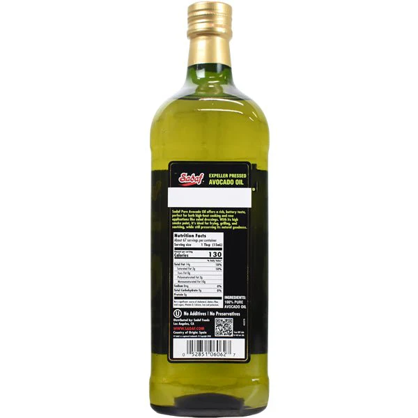 Sadaf 100% Pure Avocado Oil | Single Origin Expeller Pressed 1 L - Image 2